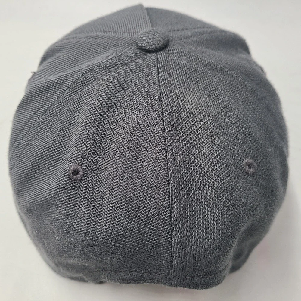Fly Fishing Hat Snapback Gray Yupoong Wool Blend BMFS Bob Mitchells Fly Shop Men